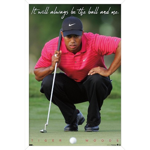 Trends International Tiger Woods - The Ball & Me Framed Wall Poster Prints - image 1 of 4