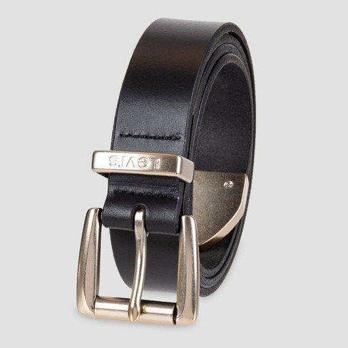 Levi's® Women's Round Cut Edge Belt With Metal Logo Loop - Black Xxl :  Target