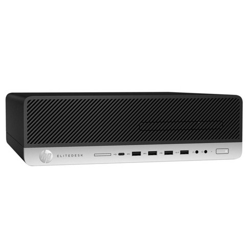 HP EliteDesk 800 G3, SFF Desktop, i5-6500, 3.2GHz ,16GB RAM, 256GB SSD,Windows 10 Pro - Manufacturer Refurbished - image 1 of 1