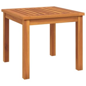 vidaXL Coffee Table 15.7"x15.7"x14.2" Solid Wood Acacia - 1 of 4