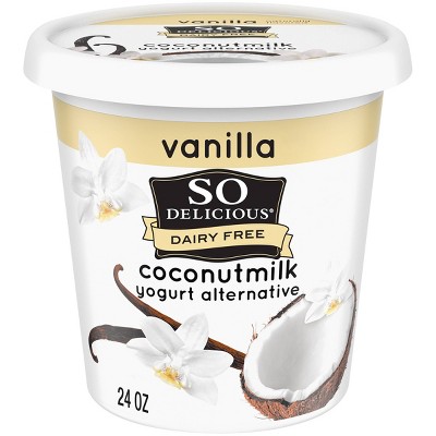 So Delicious Dairy Free Vanilla Coconut Milk Yogurt - 24oz