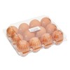 Stockroom Plus 48 Pack Bulk Egg Cartons for 1 Dozen Chicken Eggs, Reusable Containers, Labels - 3 of 4