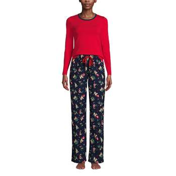Lands' End Women's Plus Size Short Sleeve Cotton Poplin Pajama Shirt - 1x -  Wild Blossom Stripe Block : Target