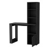 NicBex Home Office Desk 38.78" L Modern Writing Desk with Cabinet, 4-Layer Open Storage Shelf and Wooden Desktop for Office, Study, Living Room - 4 of 4