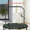 Resenkos 48-Inch Folding Rebounder with Adjustable Handle for Cardio - - 3 of 4