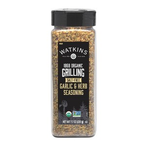 Watkins Organic-Grilling Salt-Free Garlic & Herb Seasoning​ - 7.7oz - 1 of 4