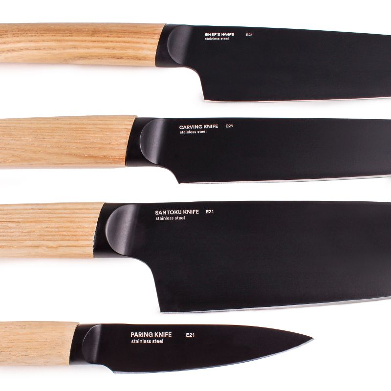 BergHOFF Ron 4Pc Knife Set with Natural Wood Handle, 4 knives, 3 of 17