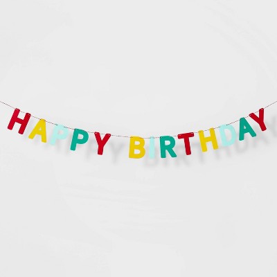 happy Birthday Party Banner White/gold - Spritz™ : Target