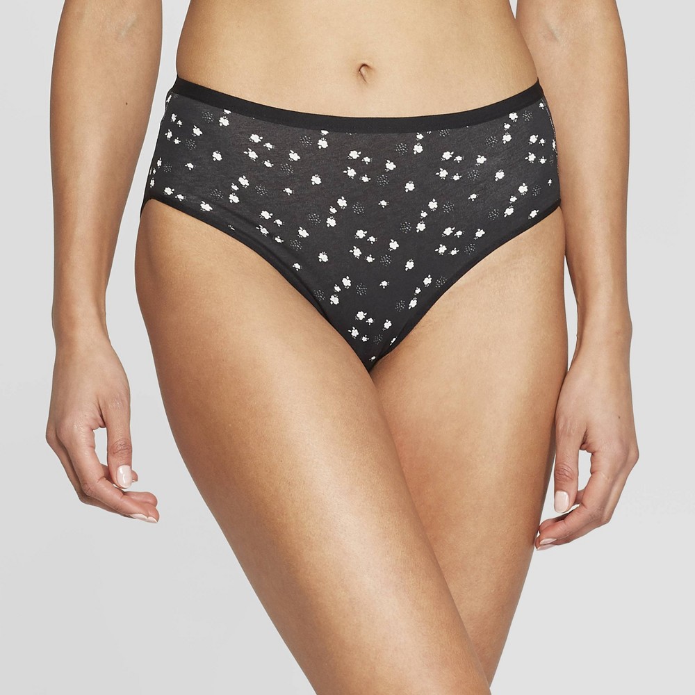 Size L (12/14) Women's Cotton Briefs 6pk - Auden Assorted L