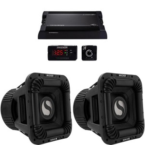 Kicker (2) 49L7X122 - SoloX L7X 12-Inch & WXA3600.1 Warhorse Mono Amplifier - 1 of 4