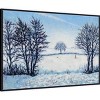 Amanti Art 41"x28" A Snowy Winters Walk by Tilly Willis Framed Canvas Wall Art Print - 2 of 4