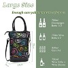 Tirrinia Wine Gift Bag - Travel Padded 2 Bottle Wine Carriers, Cooler Bag with Handle and Adjustable Shoulder Strap, Valentine’s Day Gift Idea - 4 of 4