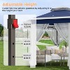 Garvee Pop Up Gazebo,13x13FT Outside Canopy Tent with 6 Pcs Mosquito Netting, Double-Layer Pop Up Canopy for Backyard & Patio Furniture - 4 of 4