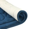 Unique Bargains Non-Skid Memory Foam Water Absorbent Quick Dry Soft Bathroom Rugs 2 Pcs - image 4 of 4