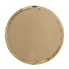 CAVINAS 20" Round Bathroom Mirror,Wall Decor with Frame of Solid Mango Wood,Wall Mounted Mirror for Bathroom,Entryway,Bedroom,Living Room - 4 of 4