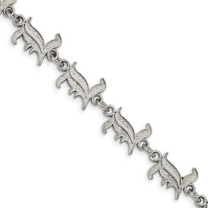 Black Bow Jewelry Stainless Steel Louisville Cardinals NCAA charm Bracelet 8.5 Inch - 1 of 4