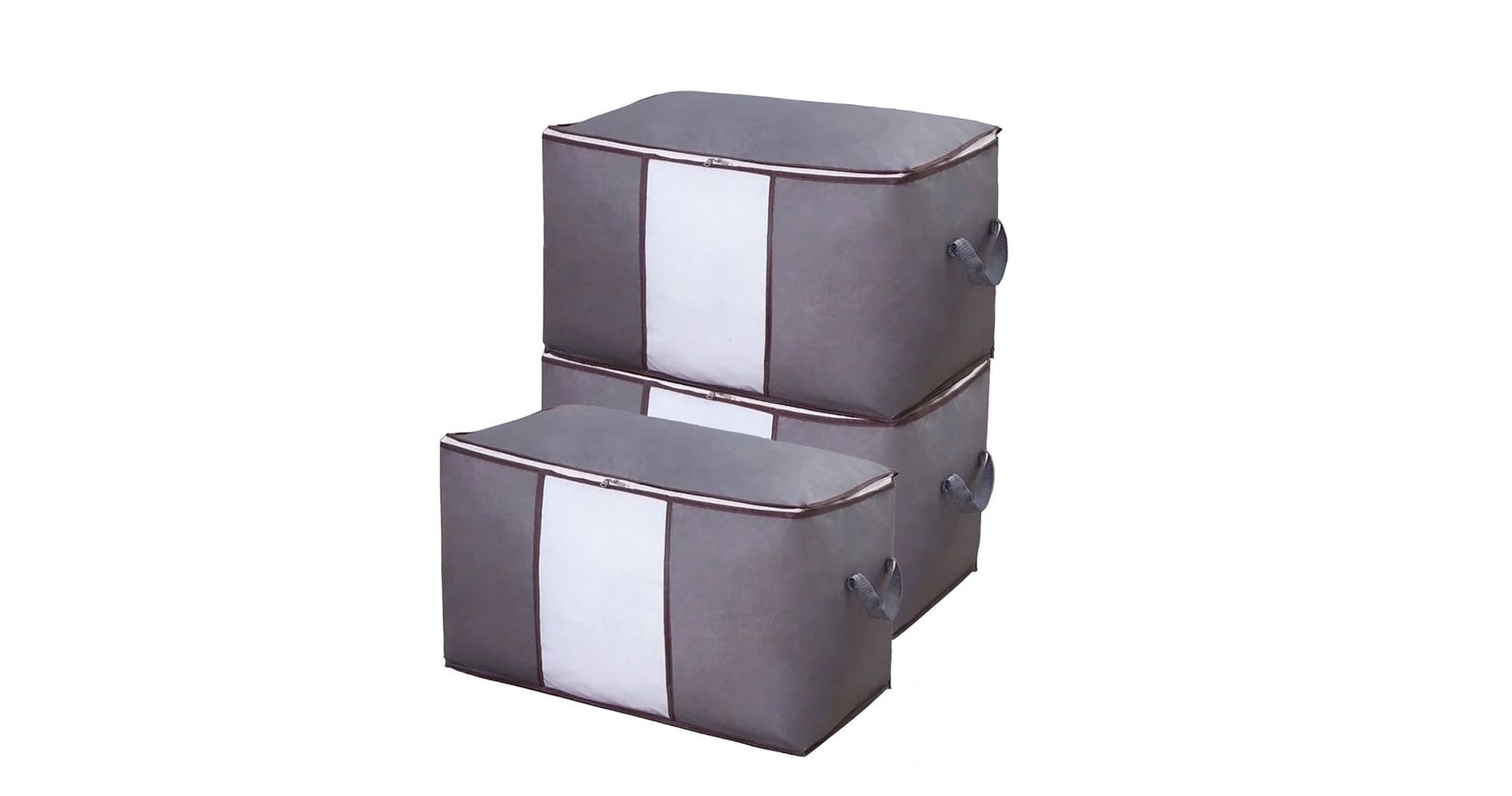 Swtroom 3 Pcs Clothes Storage Bag Large Clothes Organizer Closet Organization Storage Containers Bedroom Closet Clothing