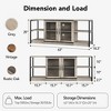 TV Stand for 65 Inches - Farmhouse Entertainment Center with Storage Cabinet, Mesh Doors, Industrial Media Console Table, for Living Room - 2 of 4