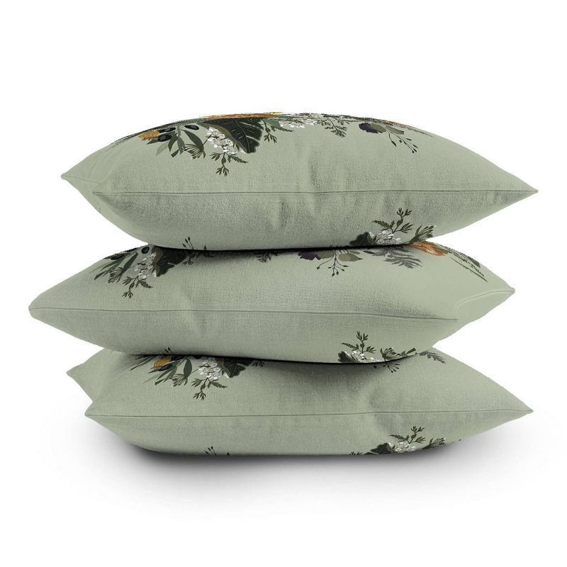 16&#34;x16&#34; Iveta Abolina Paloma Midday Square Throw Pillow Green - Deny Designs, 5 of 6