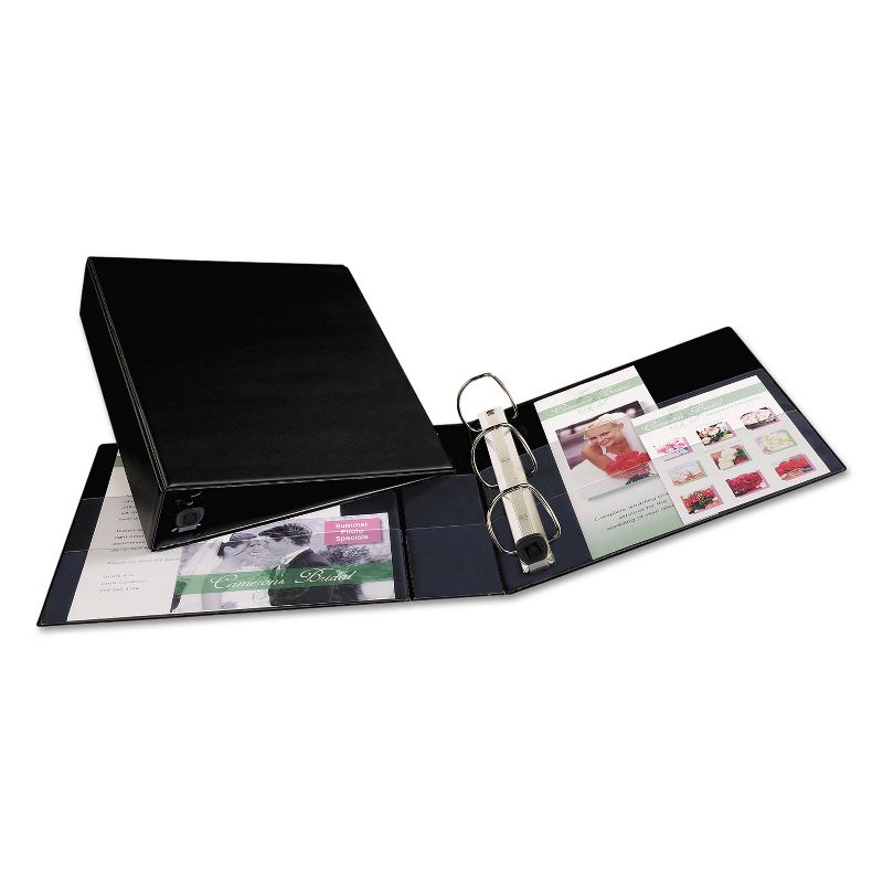 Avery Heavy-Duty Binder with One Touch EZD Rings 11 x 8 1/2 2" Capacity Black 79982, 1 of 10