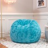 Jaxx Saxx 3 Foot Bean Bag Chair - Faux Fur - Fun Colors - 2 of 4