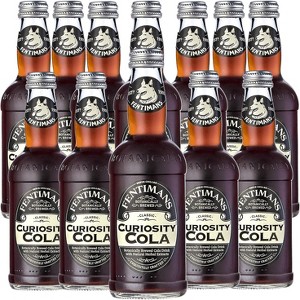 Fentimans Botanically Brewed Curiosity Cola Sparkling Soda, 12 Pack, 9.3 fl oz Bottles – Premium Craft Soda/Mixer for Cocktails & Refreshing Drinks - 1 of 4