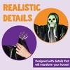 3 Pack Hanging Halloween Skeleton Ghosts Decorations, Grim Reapers for Best Halloween Outdoor Decorations - 3 of 4