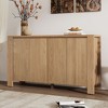 NicBex Kitchen Sideboard Buffet Cabinet with 4 Doors & Adjustable Shelves - 4 of 4