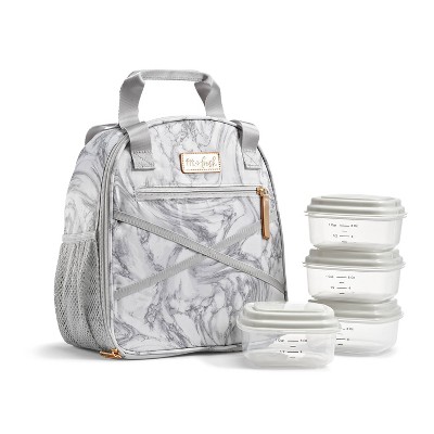Fit & Fresh Athleisure Carli Lunch Kit Set -  Marble