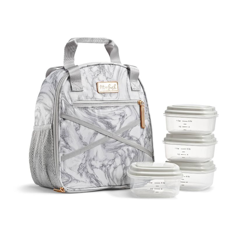 Fit &#38; Fresh Athleisure Carli Lunch Kit Set -  Marble, 1 of 13