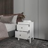 Vynxaria Compact Bookcase, 25.9"H x 18.9"W x 15"D, Scratch Resistant Melamine, Ideal for Small Spaces, Sofa/Bedside Use - 2 of 4