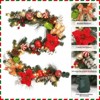 6ft Silver Pre-Lit Garland with 20 Battery-Operated Lights, Ball Ornaments, Ribbons and Bows for Indoor/Outdoor Decor - 2 of 4