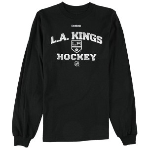 Reebok Mens Los Angeles Kings Hockey Graphic T-Shirt, Black, Small - 1 of 2