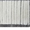 Home Mart Goods Soft Plush Beige Ivory Grey Moroccan Handmade Hand-Knotted New Zealand Wool Natural Area Rug - 2 of 4