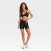 Women's 5" High-Rise Ruched Waist Bike Shorts - JoyLab™ - 3 of 3