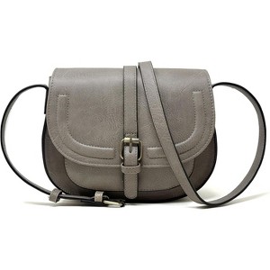 Crossbody Bags for Women,Small Saddle Purse and Boho Cross Body Handbags,Vegan Leather - 1 of 4