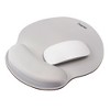 Insten Mouse Pad with Wrist Support and Keyboard Wrist Rest, Ergonomic, Easy Typing, Memory Foam For Gaming Office, Round, Gray - 3 of 4