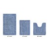 Lux Premium 100% Cotton  Ultra-Soft Tufted Solid Reversible 3 Piece Bath Rug Set, Water-Absorbent, Durable, Machine Washable Bathroom Rug - 2 of 4