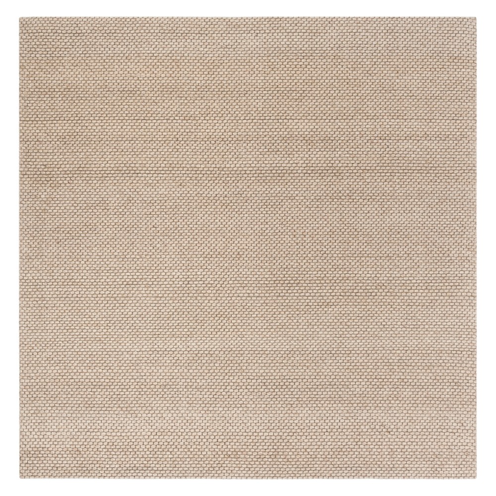 6'x6' Square Allyson Solid Accent Rug Beige Square - Safavieh