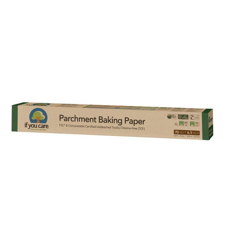 If You Care Unbleached Chlorine Free Parchment Baking Paper - 70 sq ft, 3 of 7