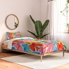 Deny Designs 2pc Twin/Twin XL Carriecantwell Rainbows Bright Multi Retro Kids' Comforter and Sham Set - 2 of 4