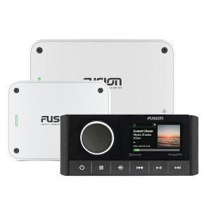 Fusion MS-RA210 Apollo Marine Entertainment System With Fusion MS-AP61800 Apollo 6 Channel and MS-AP12000 Mono Amplifiers - 1 of 4