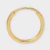 14K Gold Plated Hoop Earring Set 3pc - A New Day™ Gold - 3 of 3