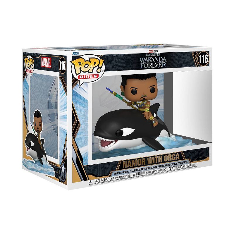 Funko POP! Rides: Black Panther: Wakanda Forever - Namor with Orca, 1 of 4