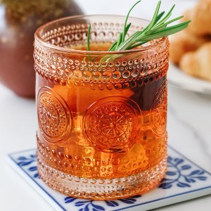 10 oz. Hobnail Beaded Floral Vintage Glass - 1 of 4