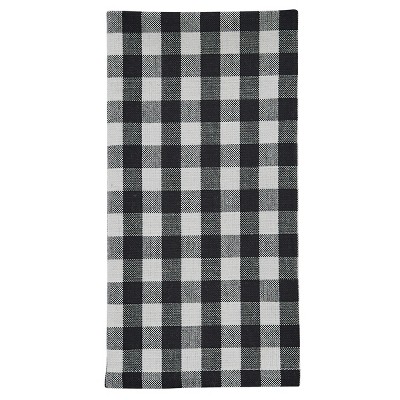 Park Designs Buffalo Check Napkin Set - Black