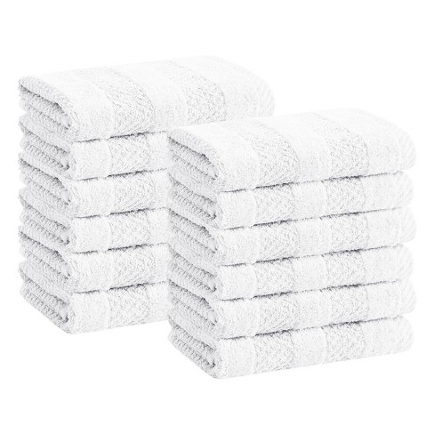 12pk Quick Dry Washcloth Set White - Cannon : Target