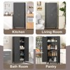 KTMBDW Metal Storage Cabinet, Steel Cabinets with 2 Door and 4 Adjustable Shelves, Tall Metal Cabinet for Home Office, Garage, Warehouse - 4 of 4