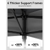13x13FT Pop Up Gazebo,Outdoor Patio Gazebo with Mosquito Netting, Backyard Canopy Tent for Party Wedding Outdoor Dining - 3 of 4