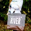Pavilion Gift Company - River - 18" x 15" Canvas Tote - Handbags - 3 of 4